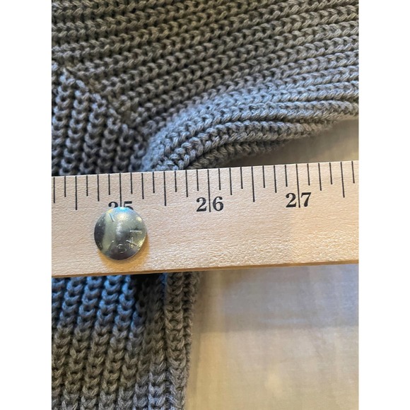 Torrid Womens Round Neck Size 5 Sweater Gray with Red Trim 60/40 Cotton/Acrylic - Picture 5 of 15